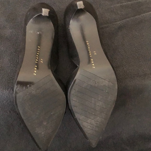 Zara Trafaluc Cut Out Suede with Patent Toe Cap - Picture 7 of 7
